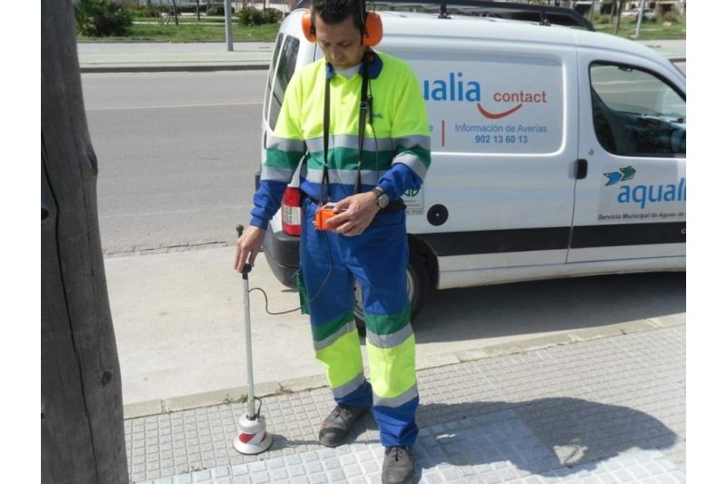 Corte de agua en la zona de Les Rotes Corte de agua en la zona de Les Rotes