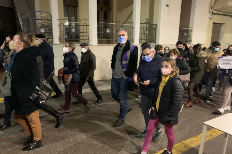 Comunitats educatives de la comarca se sumen a la manifestació del Dia de la Dona de Pedreguer Comunitats educatives de la comarca se sumen a la manifestació del Dia de la Dona de Pedreguer
