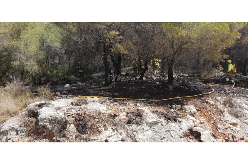 Nuevo incendio en el Montgó Nuevo incendio en el Montgó
