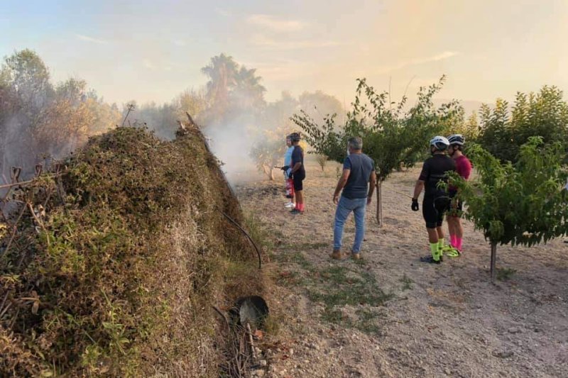 El incendio de Xàbia ya está controlado  El incendio de Xàbia ya está controlado