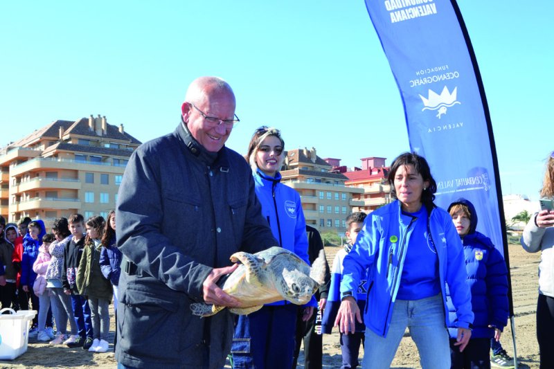 La ‘patrulla marina’ de los coles de la comarca con la Posidonia  La ‘patrulla marina’ de los coles de la comarca con la Posidonia