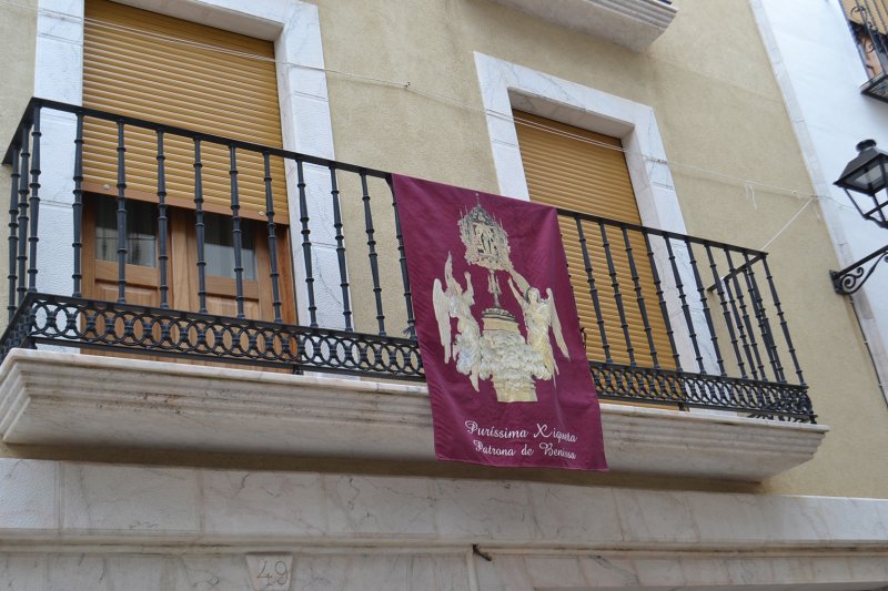 Benissa pide ayuda a la patrona para vencer a la pandemia Benissa pide ayuda a la patrona para vencer a la pandemia