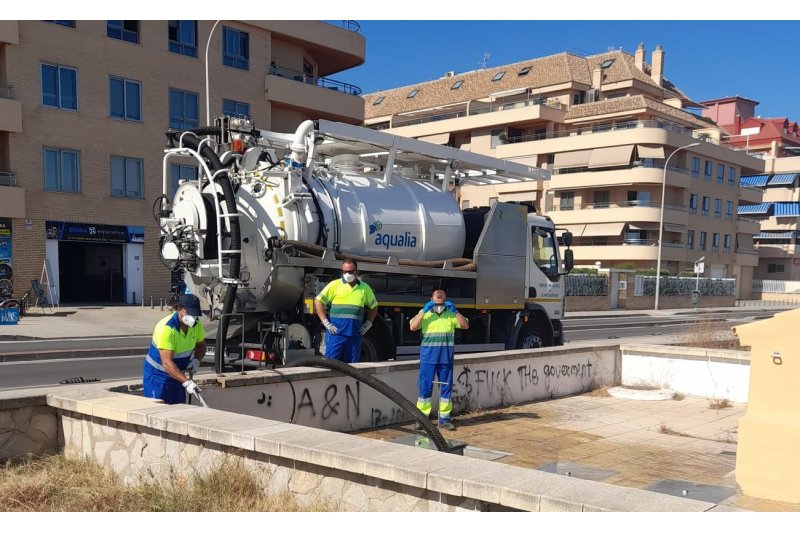 Aqualia pone a punto la infraestructura de recogida de aguas pluviales de Dénia para evitar inundaciones  Aqualia pone a punto la infraestructura de recogida de aguas pluviales de Dénia para evitar inundaciones