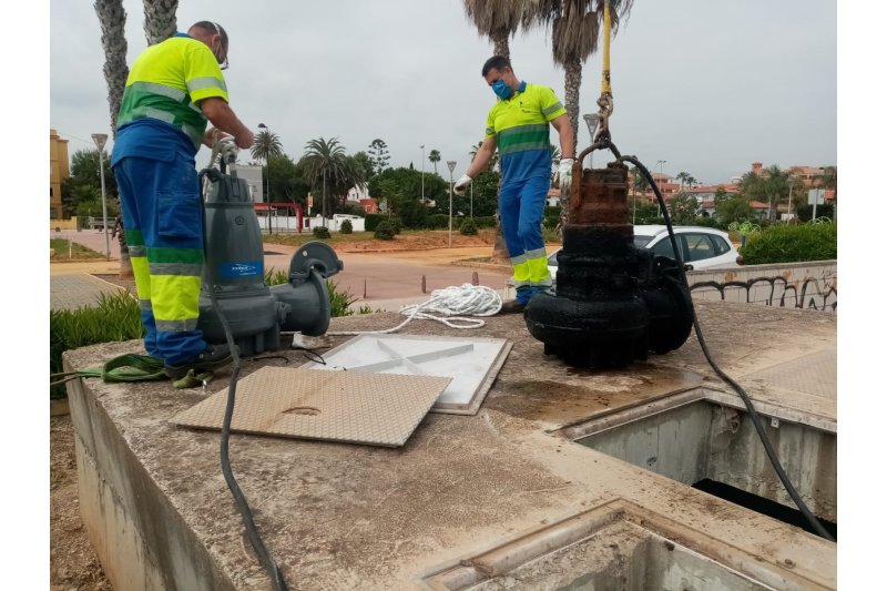 Aguas de Dénia invierte 210.000 € en la mejora de la red   de pluviales Aguas de Dénia invierte 210.000 € en la mejora de la red   de pluviales