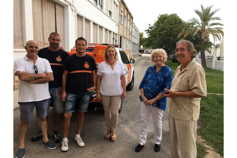 Donativo de material para Protección Civil de Xàbia Donativo de material para Protección Civil de Xàbia