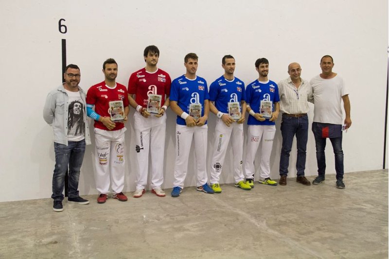 Pilota Valenciana: Giner, Pere i Carlos guanyen el trofeu president de la Diputació Pilota Valenciana: Giner, Pere i Carlos guanyen el trofeu president de la Diputació