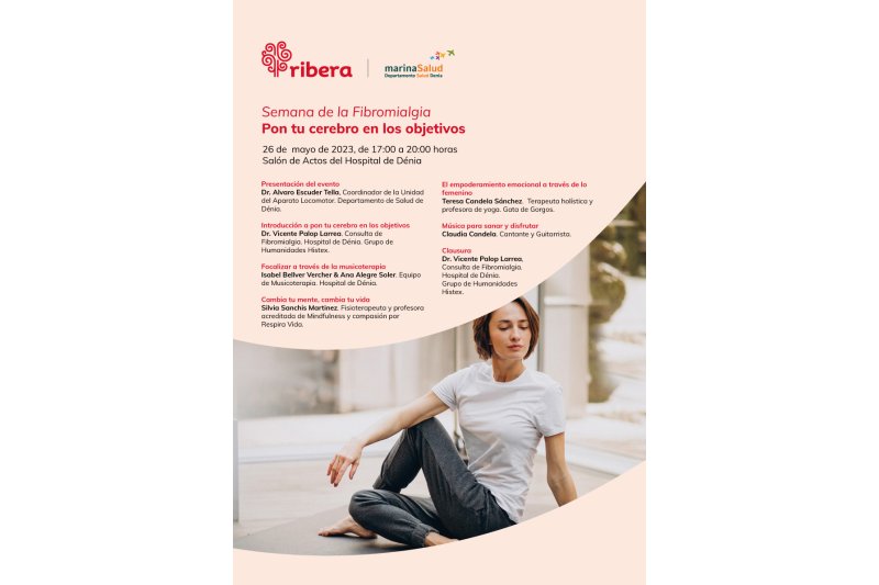 El Hospital de Dénia celebra la semana de la Fibromialgia con yoga, mindfulness y música El Hospital de Dénia celebra la semana de la Fibromialgia con yoga, mindfulness y música