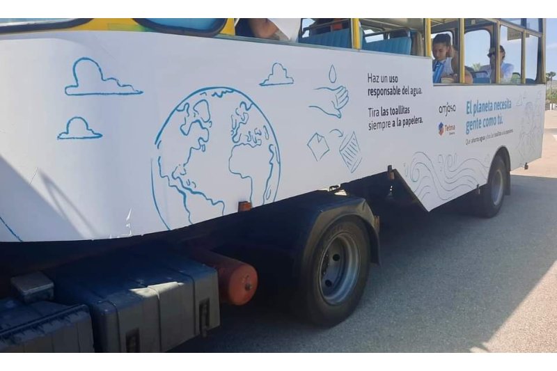 El trenet de la Granadella de Xàbia anima a buenas prácticas medioambientales El trenet de la Granadella de Xàbia anima a buenas prácticas medioambientales