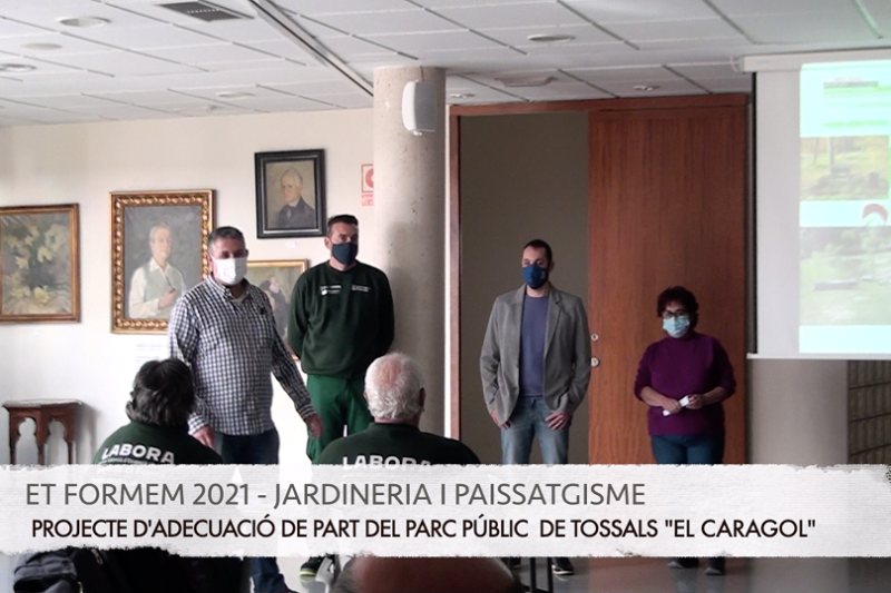 El taller de empleo Et formem asume la habilitación del jardín El Caragol en el parque público de Tossals El taller de empleo Et formem asume la habilitación del jardín El Caragol en el parque público de Tossals