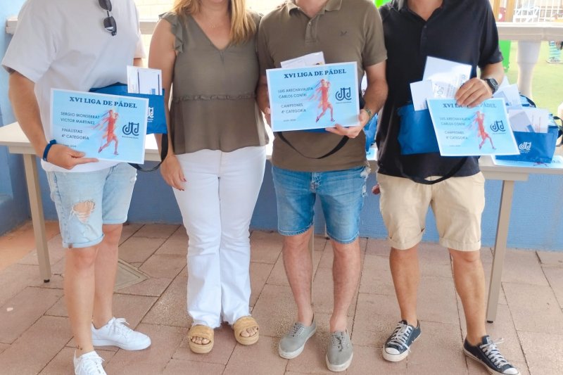 Todos los ganadores de la Liga de Pádel del Club Tenis Dénia Todos los ganadores de la Liga de Pádel del Club Tenis Dénia