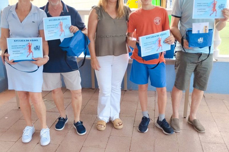 Todos los ganadores de la Liga de Pádel del Club Tenis Dénia Todos los ganadores de la Liga de Pádel del Club Tenis Dénia