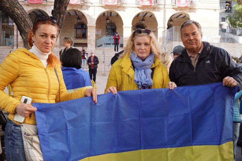 Dénia  condena  el ataque de Putin a Ucrania  Dénia  condena  el ataque de Putin a Ucrania