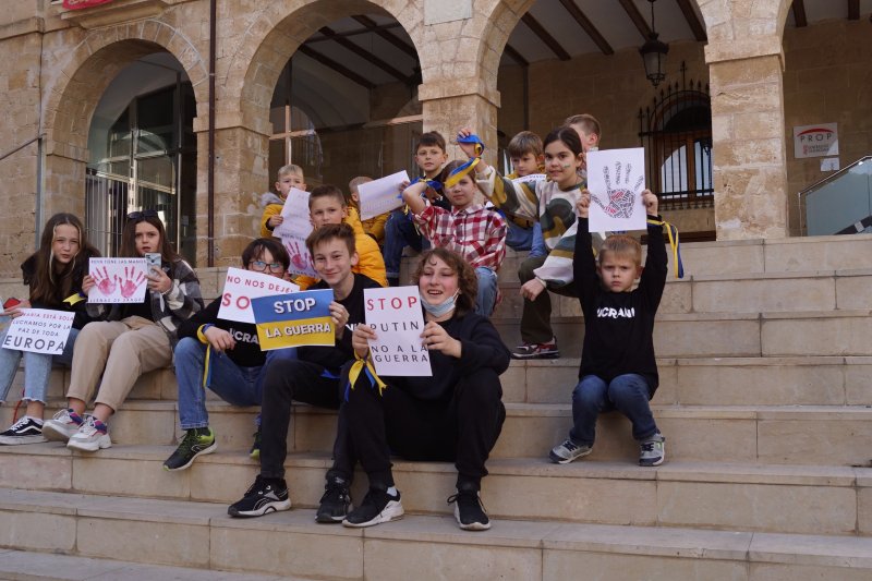 Dénia  condena  el ataque de Putin a Ucrania  Dénia  condena  el ataque de Putin a Ucrania