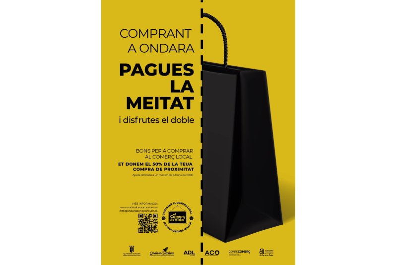 El lliurament de les targetes de bons consum a Ondara començarà el 10 d’octubre El lliurament de les targetes de bons consum a Ondara començarà el 10 d’octubre