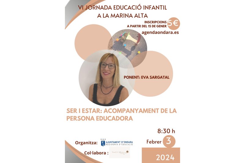 Ondara programa la VI Trobada d’Educació Infantil pel dissabte 3 de febrer Ondara programa la VI Trobada d’Educació Infantil pel dissabte 3 de febrer