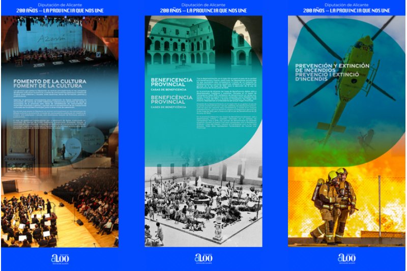 La Diputación de Alicante celebra este año su 200 aniversario con actividades por toda la provincia La Diputación de Alicante celebra este año su 200 aniversario con actividades por toda la provincia