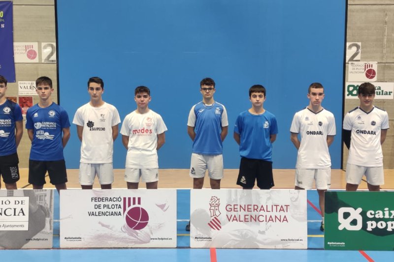 Una plata i dos bronzes per l’Escola Municipal de Pilota d’Ondara en l’autonòmic de one wall parelles Una plata i dos bronzes per l’Escola Municipal de Pilota d’Ondara en l’autonòmic de one wall parelles