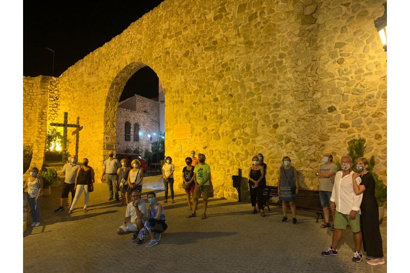 Más de 1200 personas visitan el casco antiguo de Calp Más de 1200 personas visitan el casco antiguo de Calp