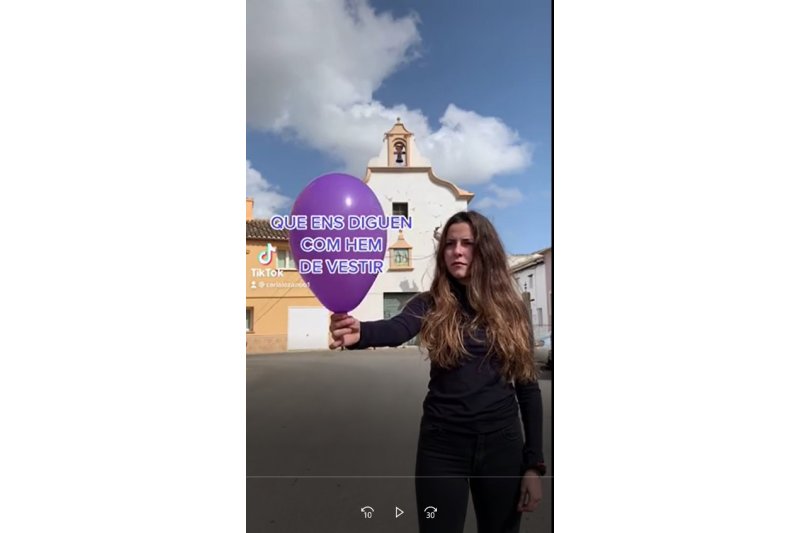 Carla Lozano gana el I Concurso Omplim TikTok de missatges per la Igualtat de Ondara Carla Lozano gana el I Concurso Omplim TikTok de missatges per la Igualtat de Ondara
