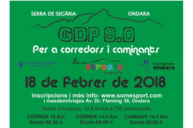 El Club Atletisme Ondara programa el Gegant de Pedra pel 18 de febrer El Club Atletisme Ondara programa el Gegant de Pedra pel 18 de febrer