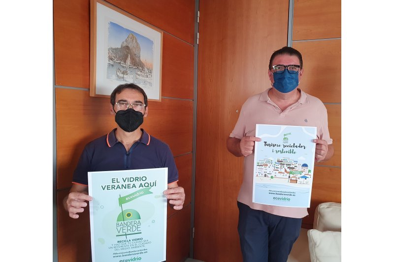 Calp quiere reciclar más vidrio para optar a una Bandera Verde Calp quiere reciclar más vidrio para optar a una Bandera Verde
