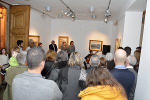 Más de 2.000 personas visitan la exposición del pintor Sala Coll en Xàbia