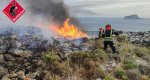 El incendio en la cala Llobella ha calcinado 18 hectáreas El incendio en la cala Llobella ha calcinado 18 hectáreas
