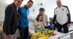 El Club Deportivo Dénia visita a los niños en la Planta de Pediatría del Hospital El Club Deportivo Dénia visita a los niños en la Planta de Pediatría del Hospital