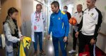 El Club Deportivo Dénia visita a los niños en la Planta de Pediatría del Hospital El Club Deportivo Dénia visita a los niños en la Planta de Pediatría del Hospital