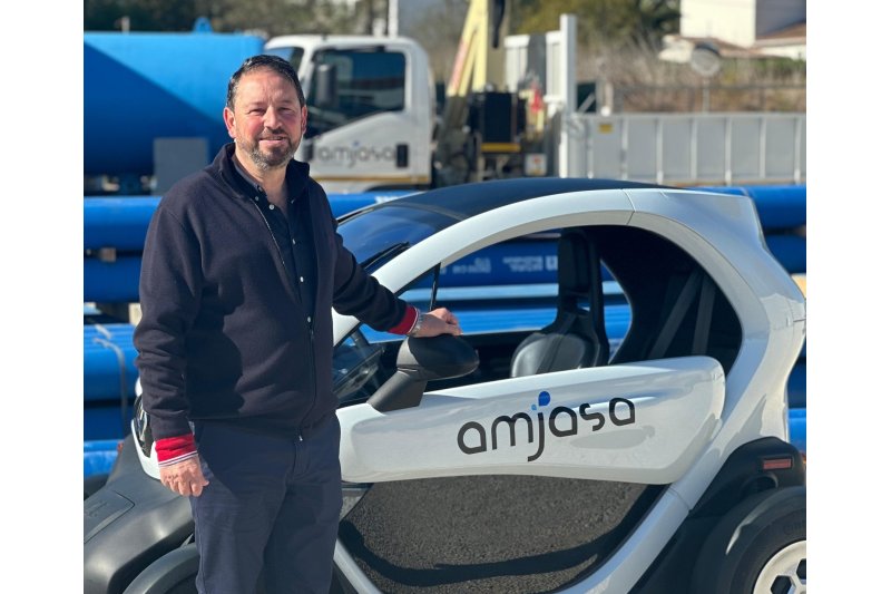 Amjasa adquiere un nuevo vehículo eléctrico dentro de su línea de compromiso con la movilidad sostenible  Amjasa adquiere un nuevo vehículo eléctrico dentro de su línea de compromiso con la movilidad sostenible
