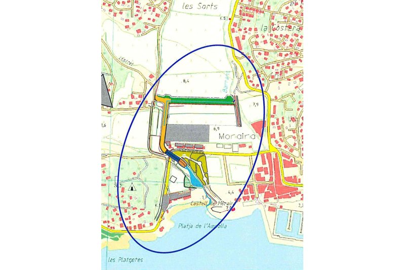 Piden un nuevo encauzamiento en el barranco de Moraira para evitar inundaciones Piden un nuevo encauzamiento en el barranco de Moraira para evitar inundaciones