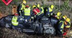 Dos heridos muy graves en un accidente de coche en la salida de Ondara de la AP-7 Dos heridos muy graves en un accidente de coche en la salida de Ondara de la AP-7