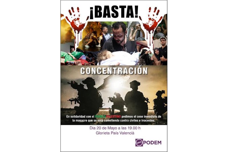 Concentración en solidaridad con el pueblo palestino Concentración en solidaridad con el pueblo palestino