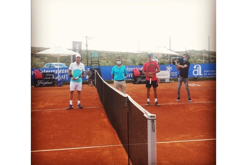 El torneo de tenis de Benitatxell se suspende por la lluvia y el granizo El torneo de tenis de Benitatxell se suspende por la lluvia y el granizo