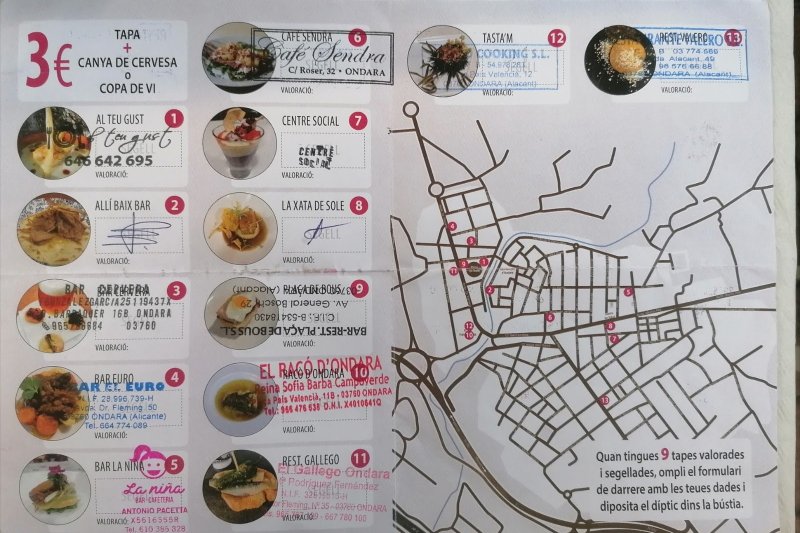 El concurso de tapas de la Fira d’Ondara propicia más de 5.200 degustaciones  El concurso de tapas de la Fira d’Ondara propicia más de 5.200 degustaciones