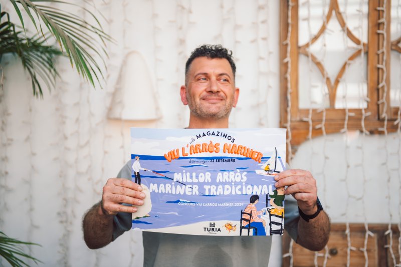 Carlos Maestre y Marcos Ivars preparan el mejor arròs mariner en Els Magazinos Carlos Maestre y Marcos Ivars preparan el mejor arròs mariner en Els Magazinos