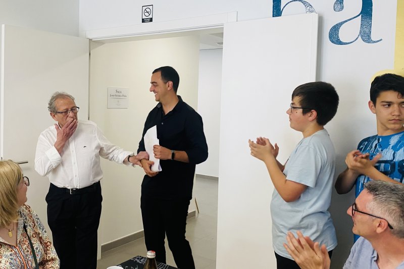 Pep Sendra ya tiene una sala con su nombre a la Banda de Dénia Pep Sendra ya tiene una sala con su nombre a la Banda de Dénia