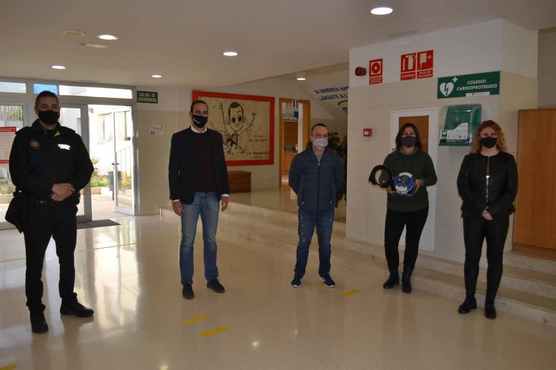 El colegio Manuel Bru de Benissa es un espacio cardioprotegido El colegio Manuel Bru de Benissa es un espacio cardioprotegido