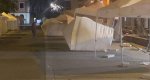 El viento produce desperfectos en las carpas de la Feria del Stock y la actividad se suspende El viento produce desperfectos en las carpas de la Feria del Stock y la actividad se suspende
