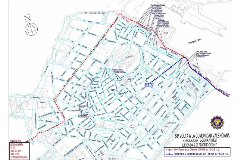 La Volta a la Comunitat Valenciana llega a Dénia el 2 de febrero La Volta a la Comunitat Valenciana llega a Dénia el 2 de febrero
