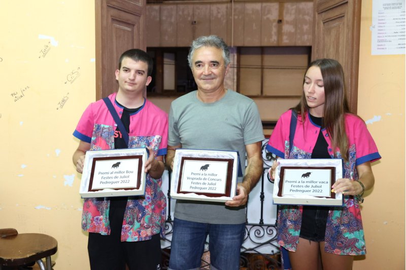 Benavent copa els premis del concurs de bous al carrer de Pedreguer Benavent copa els premis del concurs de bous al carrer de Pedreguer