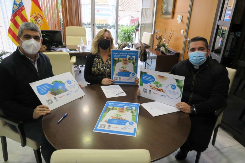 Aguas de Calpe donará un euro por cada abonado que opte por la factura electrónica Aguas de Calpe donará un euro por cada abonado que opte por la factura electrónica