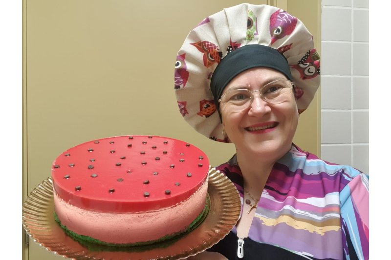 El postre del verano: tarta de sandía El postre del verano: tarta de sandía