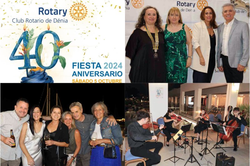 GALERIA de FOTOS del entrañable 40 ANIVERSARIO del ROTARY CLUB DÉNIA GALERIA de FOTOS del entrañable 40 ANIVERSARIO del ROTARY CLUB DÉNIA
