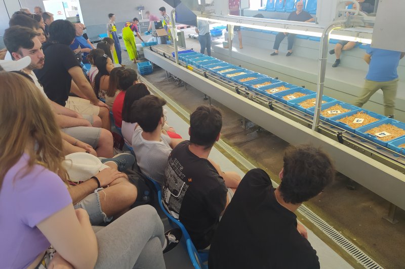 Alumnado de la UA realiza una visita de inmersión en la cadena gastroalimentaria de la comarca  Alumnado de la UA realiza una visita de inmersión en la cadena gastroalimentaria de la comarca