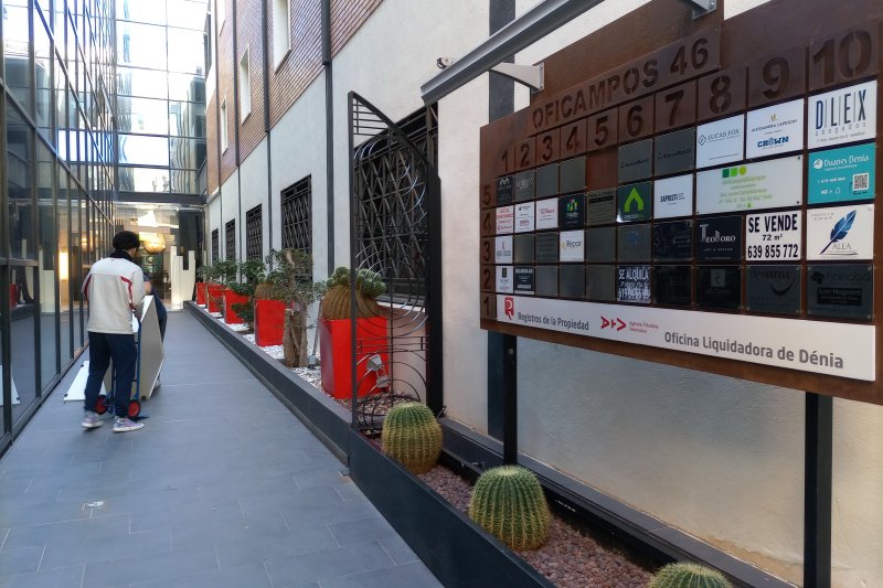 Histórico cambio de ubicación del Registro de la Propiedad de Dénia  Histórico cambio de ubicación del Registro de la Propiedad de Dénia