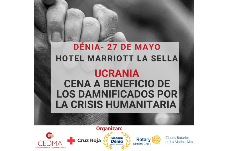 Cuenta atrás para la cena a beneficio de los damnificados por la crisis humanitaria en Ucrania Cuenta atrás para la cena a beneficio de los damnificados por la crisis humanitaria en Ucrania