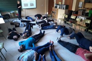 Un programa divulga en Xàbia pautas para una educación postural entre los escolares