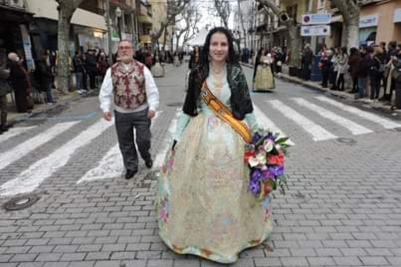 La ofrenda de Dénia esquiva la lluvia  La ofrenda de Dénia esquiva la lluvia