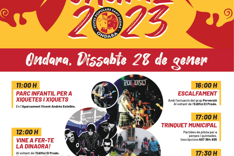 La Regidoria de Festes i Tradicions organitza el Mig Any de Sant Jaume pel dissabte 28 La Regidoria de Festes i Tradicions organitza el Mig Any de Sant Jaume pel dissabte 28